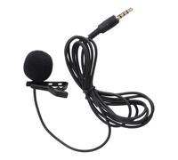 Hemobllo Mini Metal Clip-on Lavalier Microphone for Phone and Laptop with 360 Degree Rotary Clip, Multi-purpose Use, Copper and Plastic Material, for Chatting and Video Meetings