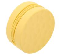 Hemobllo Mini Silicone Coin Purse with Zipper, Cute Round Lightweight Wallet for Earphone Cables and Coins, Simple Storage Bag Preventing Tangling, for Women