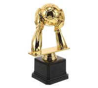 Hemobllo Mini Soccer Trophy for Goalkeeper, Golden Plastic Soccer Award Trophy with Resistance to Oxidation for Celebrate a Memorable Season and Soccer Lovers