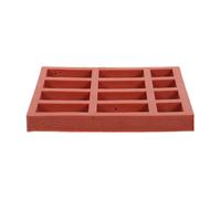 Hemobllo Miniature Silicone Brick Mold for Crafting and DIY Sand Table Models - Food-Grade Silicone Mini Cement Brick Mold Kit for Architectural and Landscape Modeling