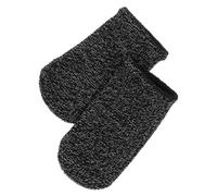 Hemobllo Mobile Game Triggers Set with 5 Silver Fiber Finger Sleeves for Gamers Black Chicken King Version Compatible with Smartphones for Mobile Gaming Random Color