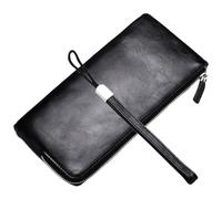 Hemobllo Mobile Wallet Lightweight Zipper Purse Fashionable Long Style for Men Cards Storage Bag Convenient Use During Outdoor Travel Daily Life