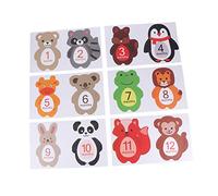 Hemobllo Month Sticker for Infant 12pcs Animal Baby Milestone Stickers Paper Material Reusable Non-sticky Glue Newborn Growth Record Decals for Babies and Infants Random Style