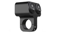 Hemobllo Motorbike Button Horn Button Multi-function Steering Headlamp Horn Electric Motor Car Aluminium Alloy Stable Size Mud Resistant Switch for Motorbike Control and Signalling