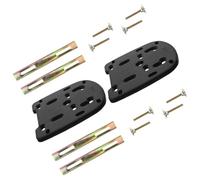 Hemobllo Motorcycle Rear Luggage Support Bracket Plastic and Iron Material Heavy Duty 2 Sets with Fixing Screws, Universal Compatibility Suitable for Electric Bike and Scooter Repair