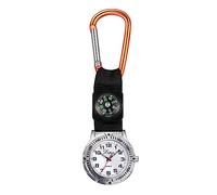 Hemobllo Mountaineering Nurse Watch Compass Carabiner Design for Outdoor Adventures and Everyday Wear Simple Fashion Style