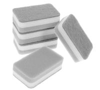 Hemobllo Multi-Functional Kitchen Scouring Pads Reusable Dishwashing Sponge 15Pcs Three-Layer Sponge Cloth for Home Cleaning Tasks