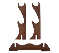 Hemobllo Multi-layer Bamboo Woodwind Instrument Rack Flute Display Stand Decorative Piccolo Holder Home Accessory Desktop Wood Stand for Flute Storage