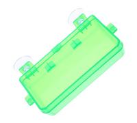 Hemobllo Multifunctional Reptile Water Dish Feeding Bowl with Suction Cup for Snake and Lizard, Light Green Plastic Bearded Dragon Feeder and Chameleon Accessories with Anti-escape Design