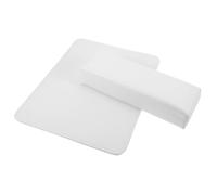 Hemobllo Nail Art Hand Cushion Pillow Set White Pu Leather Manicure Armrest Mat with Nonslip Surface and Washable Litchi Texture for Professional Nail Table Use