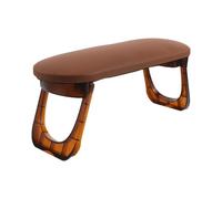 Hemobllo Nail Art Hand Pillow Caramel Color Pu Manicure Hand Cushion Soft Arm Rest for Nail Salon Use Cushion