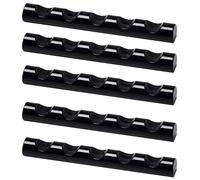 Hemobllo Nail Brush Holder Comfortable and Protective 5pcs with 5 Grid Design Black Pen Rest Stand for UV Gel Pen and Pattern Carving for Personal and Use