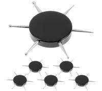 Hemobllo Nail Dotting Pen Acrylic and Stainless Steel Material 6pcs with Circular Rotating Tool Structure Precise Placement Easy DIY Nail Art for Salon Use for Manicure and Social Events