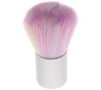 Hemobllo Nail Duster Brush with Short Handle and Vibrant Rainbow Bristles for Manicure Pedicure Nail Art and Dust-Free Finish