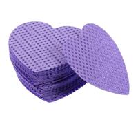 Hemobllo Nail Polish Remover Wipes Convenient Container Box 200 Sheets Purple Heart Shaped Cotton Pads Comfortable and Safe to Use for Manicure on The Go