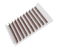 Hemobllo Natural Soft Cluster False Eyelashes Individual Lashes Wispy Lightweight DIY Makeup Lashes for Halloween Cosplay