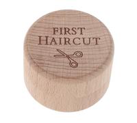 Hemobllo Natural Wood Keepsake Box Small Memorial Box for Hair, Tooth, and Umbilical Cord Storage - Remembrance Keepsake Organizer for Nursery and Christening