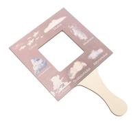 Hemobllo Nature Guide Viewfinder Outdoor Identification Tool for Large Pine Wood Frame Cloud and Animal Explorer for Nature Exploration and Camping Activities