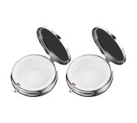 Hemobllo Necklace Storage Case 2pcs Aluminum Alloy Jewelry Box with Versatile Design for Birthdays and Communion