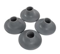 Hemobllo Non Slip Rubber Feet Supporting Easy Cleaning 4pcs with Suction Cup Design, Sturdy Rounded Rubber Caps for Mobility for Shower Chair and Bath Stool on Marble Surfaces and Wet