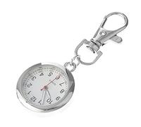 Hemobllo Nurse Pocket Watch Hanging Clip-on Fob with Carabiner for Medical Staff Practical Timekeeping Accessory for Hospital Use