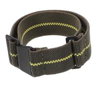 Hemobllo Nylon Watch Strap 20mm Replacement Watchband Quick-dry Elastic Band Sturdy for Men Suitable for Everyday Use in Green