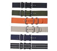 Hemobllo Nylon Watch Strap Webbing Design Lightweight Strap for Watch Replacement Stylish Nylon Wristband