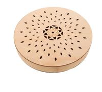 Hemobllo Ocean Drum Rain Sound Drum for Garden Home Outdoor Relaxing Musical Instruments Soothing Percussion