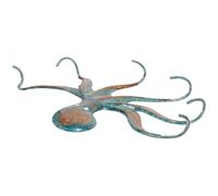 Hemobllo Octopus Metal Wall Hook for Kitchen and Bathroom, Iron Animal Decorative Coat Hanger, 1pcs Wall-Mounted Storage Hook for Home Organization