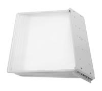 Hemobllo Office Wall File Organizer 10-Page Flip Display Holder for A4 Documents Wall-Mounted Storage for Presentation and Reference Files