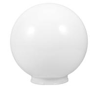 Hemobllo Outdoor Acrylic Globe Lamp Shade 25Cm Frosted Replacement Cover for Garden Lights and Wall Fixtures