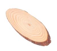 Hemobllo Oval Wood Slice Plaque 10.5-14.5cm Rustic Wood Rounds for DIY Crafts, Home Decor, Wedding Centerpieces, Unfinished Natural Wooden Cutout for Painting and Woodburning