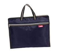Hemobllo Oxford Cloth Document Bag Large Capacity Portable File Pouch Business Briefcase Tote for Women Meetings Office Travel Expanding Portfolio Holder
