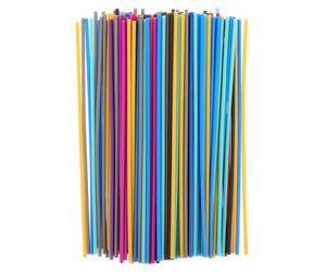 Hemobllo P ilament Refills Easy to Organize for 3D Printer Pens 260pcs Low Temperature Material with Vivid Color Variety Random Color for Activities and Projects