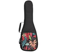 Hemobllo Padded 21-inch Ukulele Carrying Bag Double Shoulder Straps Thick Cotton Padding Ukulele Case for Travel and Storage Organizer Bag for Soprano and Concert Models