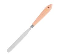 Hemobllo Paint Spatula Wooden Handle Palette Mixing Scraper for Mixing Colour Oil Painting