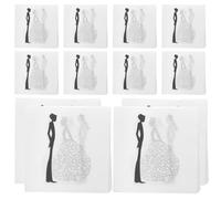 Hemobllo Paper Napkins Beautiful Printed 100pcs Disposable Napkins Made from Wood Pulp White for Wedding Party Decoration and Dinner Use for Elegant Wedding Celebrations