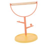 Hemobllo Parakeet Bird Training Stand Portable Plastic Tabletop Bird Perch Rack Bite-resistant for Parrots and Budgies
