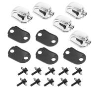 Hemobllo Parts Stability Replacement Drum Hooks Snare Claw Lugs 5pcs Metal Install for Accessories Easy to and Improve Random Color Kit for Percussion Instruments