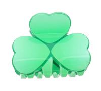 Hemobllo Patrick Day Lucky Clover Hair Claw Clips Green Hair Accessories for Women for Holiday Parties Casual Outings Durable Design