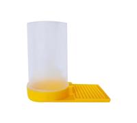 Hemobllo Pet Bee Feeder and Water Dispenser Multi-function Beehive Entrance Feeder Large Capacity 2pcs for Beekeeping Suitable for Bee Boxes and Hive Feeding