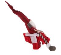 Hemobllo Pet Christmas Costume Santa Gnome Horseback Riding Suit Warm Dog Clothes Small Size Festive Pet Apparel for Holiday Cosplay