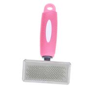 Hemobllo Pet Grooming Comb for Dogs and Cats Ergonomic Stainless Steel Rake Brush for Shedding and Dematting Comfortable Grip Design for Efficient Grooming Medium