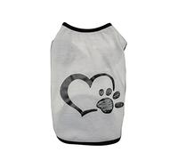 Hemobllo Pet Summer Costume Dachshund Suit Coats Paw Costumes Dog Dress Ups Pets Supplies Spark Vest Dog Costume Pet Clothing Accessory Comfort For Dogs Fleece Soft Medium Wear White