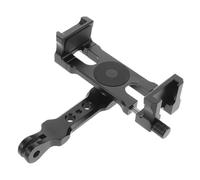 Hemobllo Phone Clip Holder Stable Desktop Tripod Mount for Live Streaming Vlogging Photography Multi Functional Smartphone Adapter with Triple Cold Shoe Mount Fits Phones