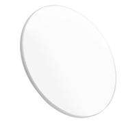 Hemobllo Physics Experimental Teaching Instrument Double Convex Optical Glass Lens 5cm Diameter Biconvex Lens with 30cm Focal Length for School Science Optics Labs