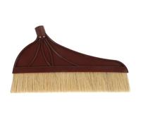 Hemobllo Pig Bristle Broom Head Replacement, Small Floor Sweeper Brush Head, Natural Bristle Cleaning Broom Accessory for Kitchen and Outdoor Use