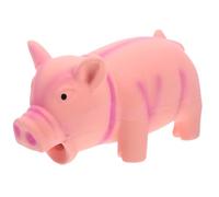 Hemobllo Pig Shape Latex Dog Chew for Aggressive Dogs, Sturdy Puppy Squeaky to Encourage Play and Redirect Chewing Behaviour, for Correct Habits of Breaking Items and Keeping Home Clean