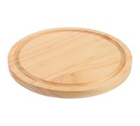 Hemobllo Pine Wood Cheese Board Small Round Cutting Board Multifunctional Fruit Serving Plate Dessert Cake Tray for Kitchen Dining and Entertaining