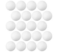 Hemobllo Ping Pong Balls with Stable Elasticity and Visibility White 40mm for Table Tennis 30pcs Abs Material Lightweight Plastic Balls Suitable for Recreational Sports and Table Games